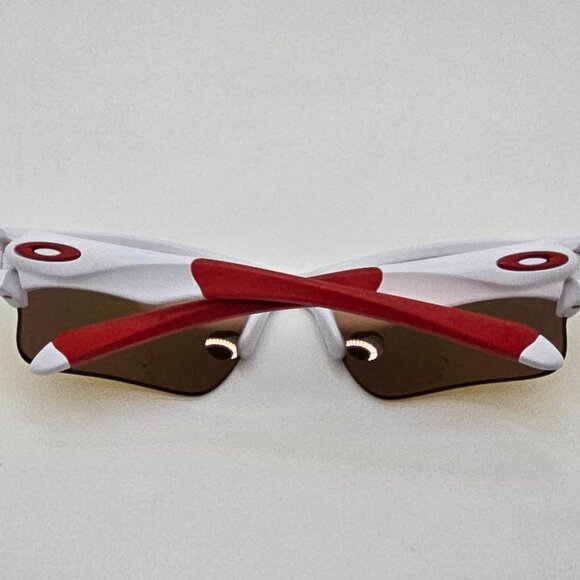 Oakley OO9200-03 Quarter Jacket White Frame Fire Iridium Lens Sunglasses Kids - Picture 9 of 13